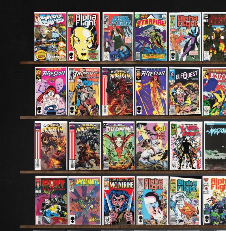 Huge Lot 150+ Comics with Alpha Flight, West Coast Avengers & More!