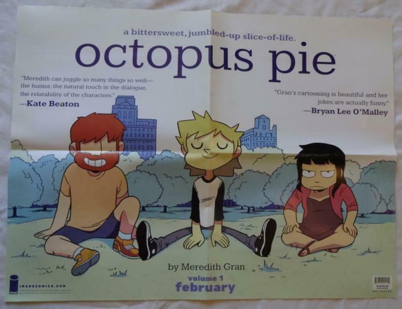 OCTOPUS PIE Promo poster, 18 x 24, 2015, image,  Unused, more in our store 002