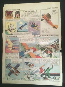 ACE DRUMMOND 7 Full Page Comic Strips from the 1930s
