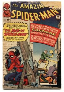 Amazing Spider-man #18 1964-Marvel-Steve Ditko-Sandman-G