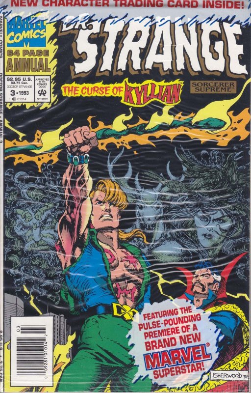 Doctor Strange: Sorcerer Supreme Annual #3 (Newsstand) (with card) VF ; Marvel |