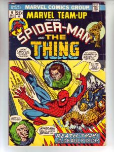 Marvel Team-Up #6 (Jan-72) VG Affordable-Grade Spider-Man