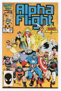 Alpha Flight #39 Avengers Attuma VF+