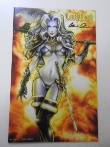 Lady Death: Secrets #1 Fiery Edition NM- Condition! Signed W/ COA!