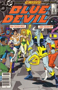 Blue Devil #18 (Newsstand) VF ; DC | Crisis Cross-Over