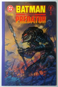 Batman versus Predator #1 (9.4, 1991) Predator Cover, Prestige format edition