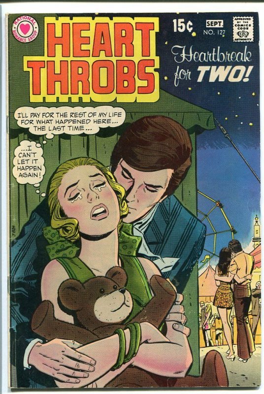 HEART THROBS #127-1970 DC-FAIR/CARNIVAL/CIRCUS CVR FN