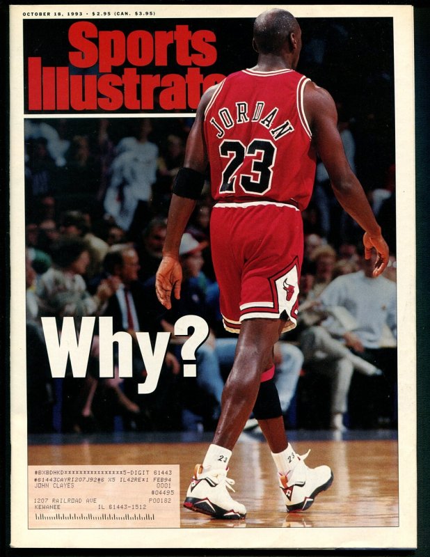 Sports Illustrated ( 8.5 VFN+) Michael Jordan /  October 1993