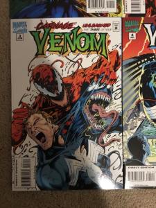 Marvel Venom Carnage Unleashed 1 - 4 Complete Set  NM/M **Unread Copies**