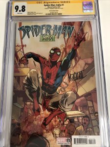 Spider-Man : India (2023) # 1 (CGC 9.8 SS) Signed Mahmud Asrar * Census = 1 *War
