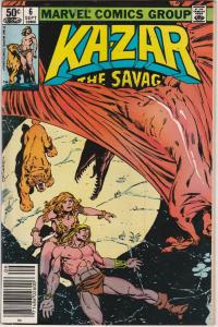 5 Ka-Zar the Savage Marvel Comic Books # 2 3 4 5 6 Bruce Jones Anderson EP1