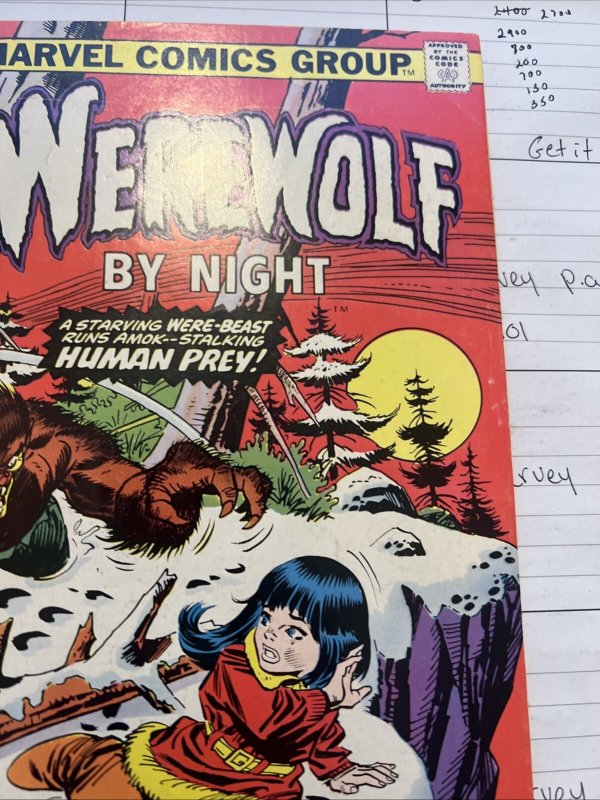 Werewolf By Night #31 Key Issue First 1st Mention Moon Knight 1975