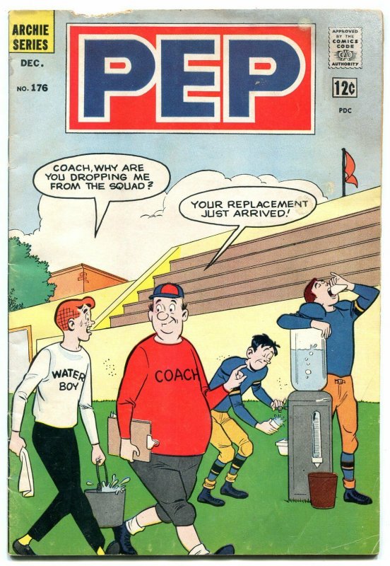 Pep #176 1964-Archie-Football cover-Josie-Betty-Veronica- F/G