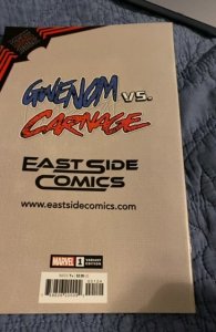 GWENOM VS CARNAGE #1 INHYUK LEE Second Printing VIRGIN Exclusive Mary jane