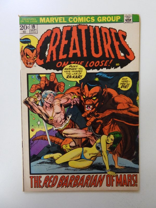 Creatures on the Loose #19  (1972) FN- condition