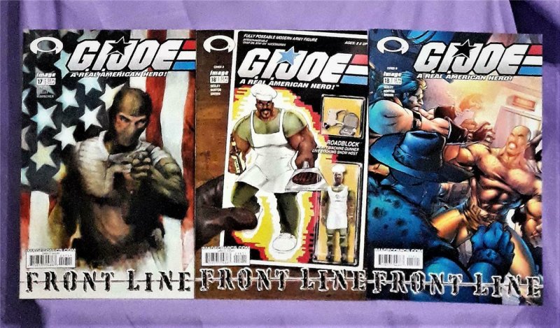 Larry Hama G.I. JOE FRONTLINE #2, 4 - 18 Dan Jurgens Eddy Barrows (Image, 2002)!