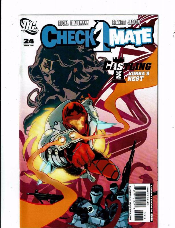 Lot Of 7 Checkmate DC Comic Books # 18 19 20 21 22 23 24 Batman Superman J212