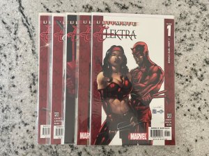 5 Ultimate Elektra Marvel Comic Books # 1 2 3 4 5 NM Daredevil Avengers 12 CH23