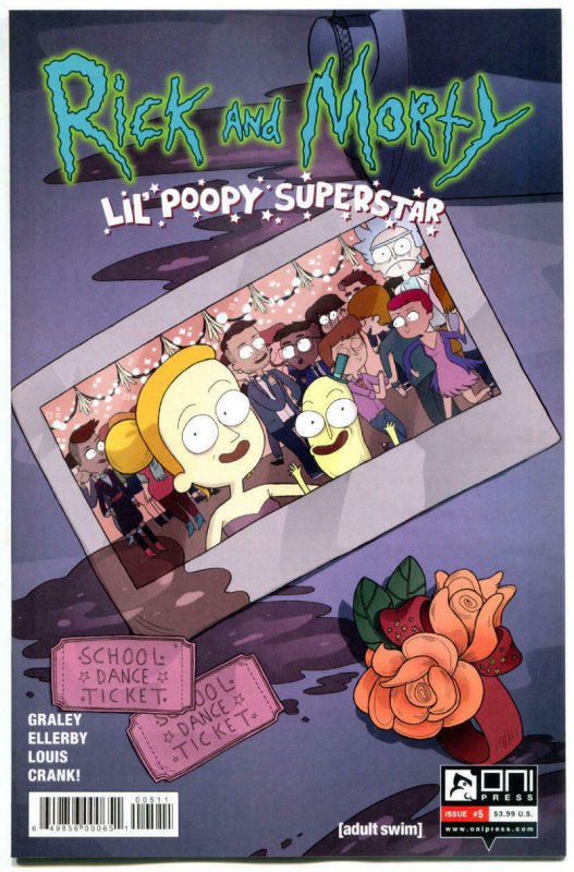 RICK and MORTY LiL POOPY SUPERSTAR #5, VF+, Grandpa, from Cartoon 2016, A