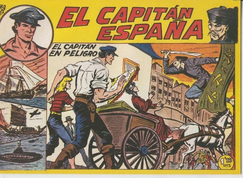 El Capitan España facsimil numero 22: El capitan en peligro