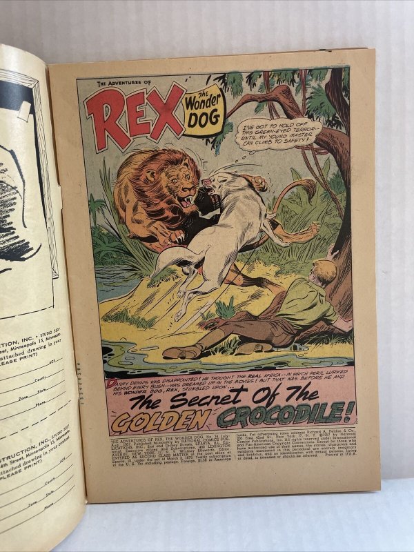 Rex The Wonder Dog #34 1957 DC