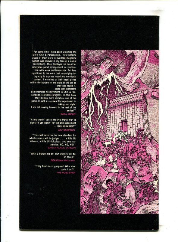 Adolescent Radioactive Black Belt Hamsters 2PC #1 - 1st+2nd Print (7.0/7.5) 1986