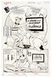 Jughead's Double Digest #178 Complete 5-Page Story Original Art Stan Goldberg