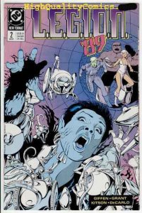 LEGION #2, NM+, Alan Grant, Keith Giffen, 1989, Dox, Law, more in store