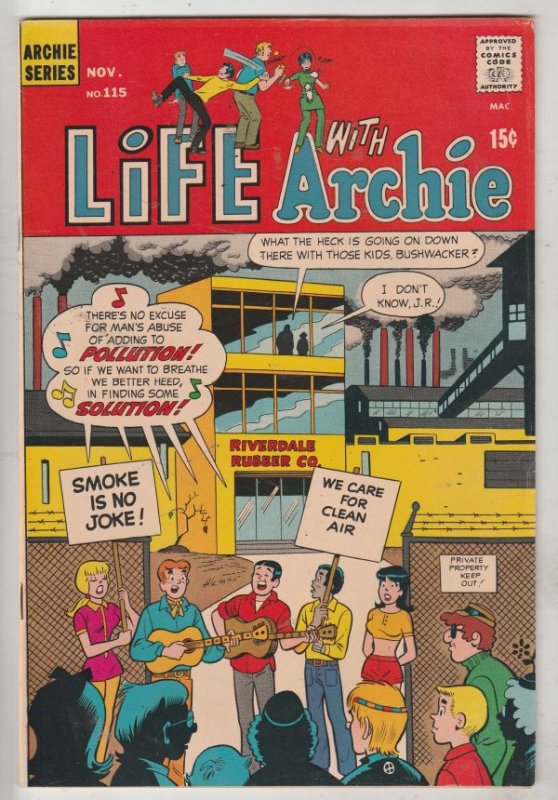 Life with Archie #115 (Nov-71) VF+ High-Grade Archie, Jughead, Betty, Veronic...