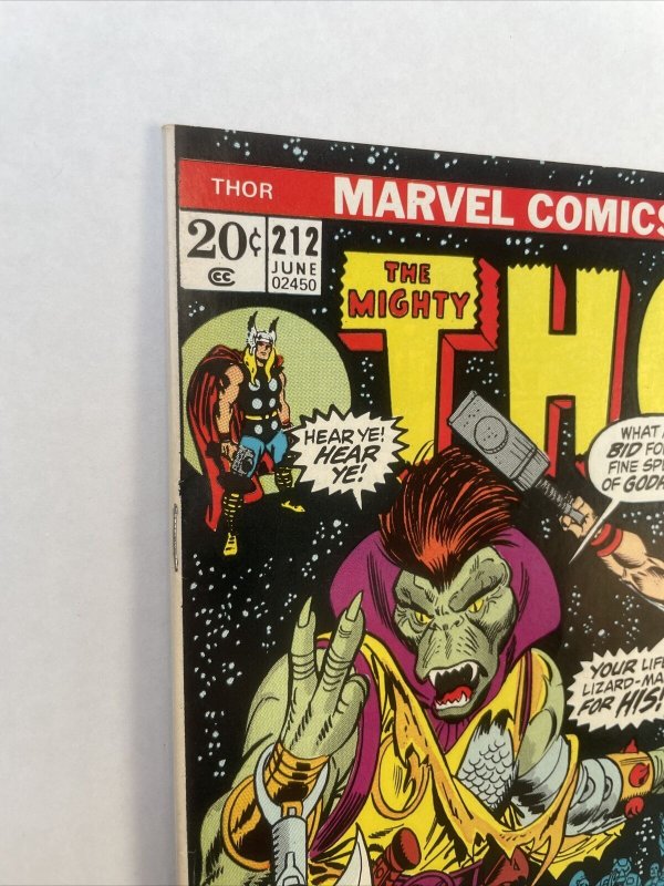 Thor #212 High Grade Buscema Colletta Art