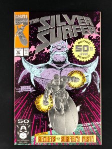 Silver Surfer #50 (1991) VF/NM Embossed Silver Foil Cover!
