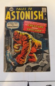 Tales to Astonish #25 (1961)the creature from Krogarr see description low grade