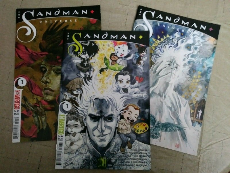 SANDMAN UNIVERSE #1 MCKEAN & THOMPSON VARIANT  + reg cvr Vertigo