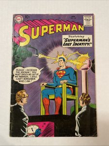 Superman #126 1959 Silver Age  “Superman’s Lost Identity!”