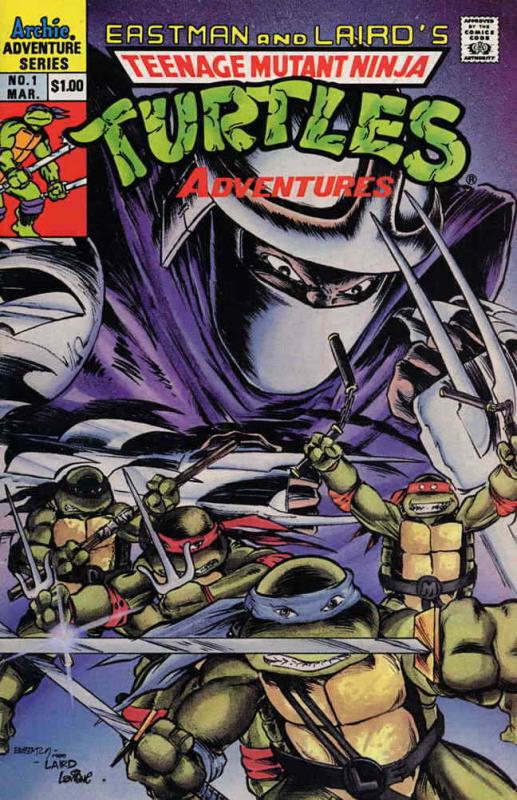 Teenage Mutant Ninja Turtles Adventures (2nd Series) #1 FN; Archie | save on shi