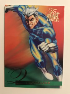 QUICKSILVER #114 card : Marvel Annual 1995 Flair; NM/M; base, X-MEN