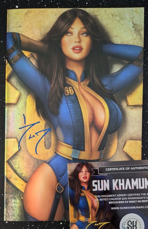 SIGNED Becca Boo #2 || Khamunaki Vault 66 Fallout Foil Variant || LTD 20