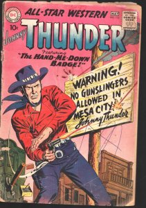 All Star Western #112 1960-DC-Trigger Twins & Johnny Thunders new costumes