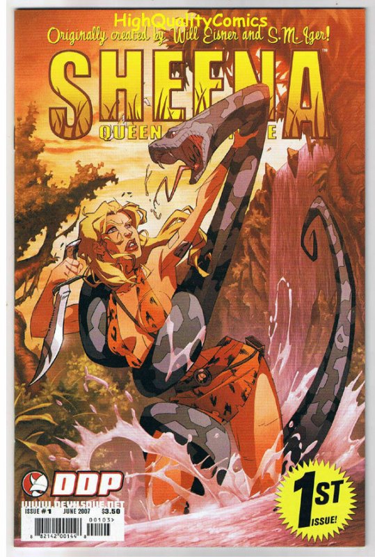 SHEENA QUEEN of the JUNGLE #1, NM, Femme fatale, 2007, more Sheena in store