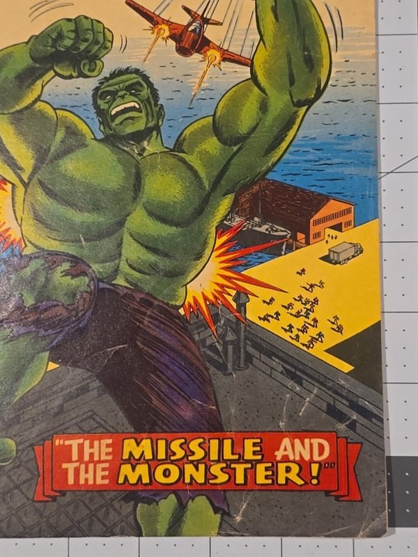 Tales to Astonish #85 Awesome Hulk Cover (Marvel Comics November 1966)