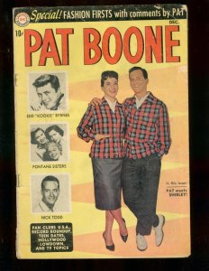 PAT BOONE COMICS #2 FONTAINE SISTERS KOOKIE BYRNES 1959 VG