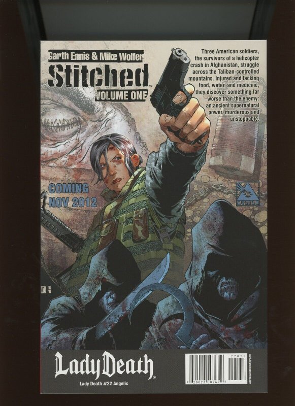 (2012) Lady Death #22: ANGELIC VARIANT ISSUE (LIMITED TO 850)! (9.0/9.2)