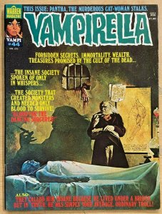 VAMPIRELLA #44 (Warren,8/1975) F (FINE) Neal Adams pin-up! 