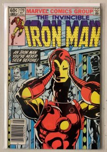 Iron Man #170 Marvel 1st Series (7.0 FN/VF) 1st Rhodey vs Iron Man (1983)