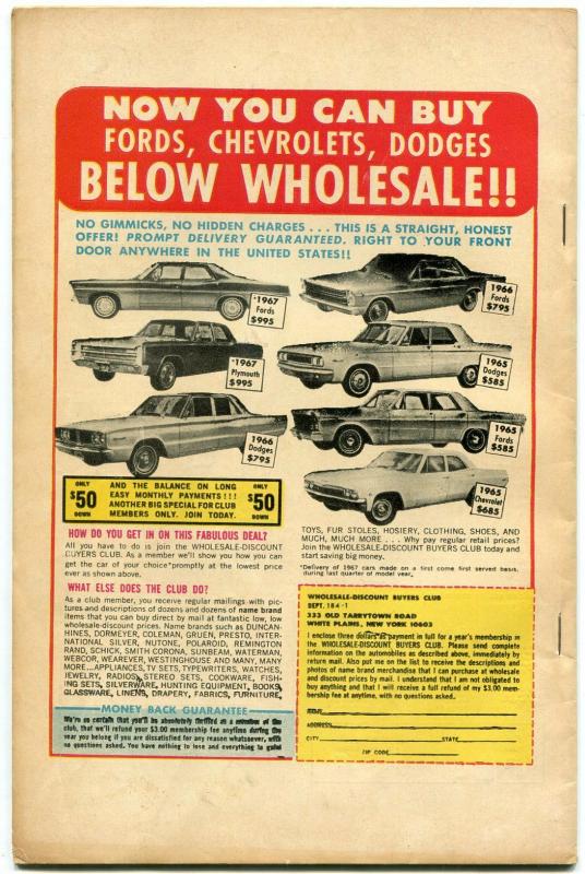 Ghostly Tales #65 1968- Boxing cover- Chalrton Horror VG