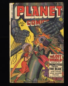 Planet Comics #64 GD/VG 3.0 Classic Robot Cover!