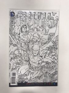 Batman/Superman 28 Coloring Book Variant Near Mint NM Signed Freddie Williams