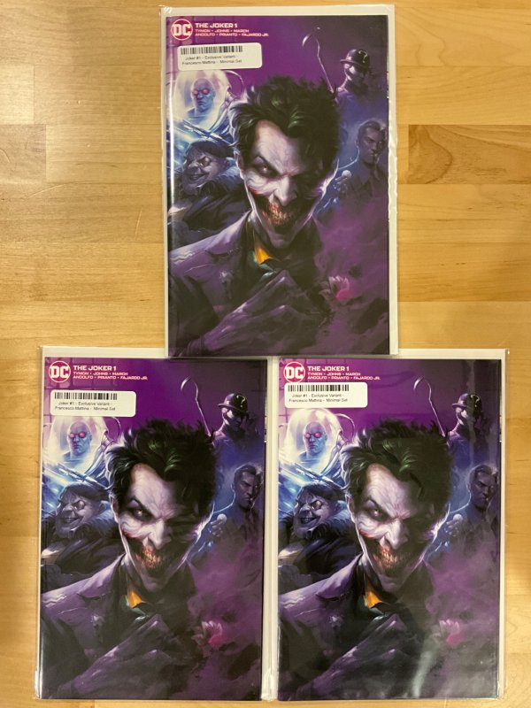 [3 pack]The Joker #1 Mattina Cover B (2021)