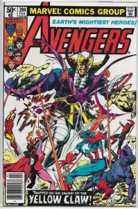 Avengers   vol. 1   #204 FN Michelinie/Newton, Yellow Claw, Scarlet Witch