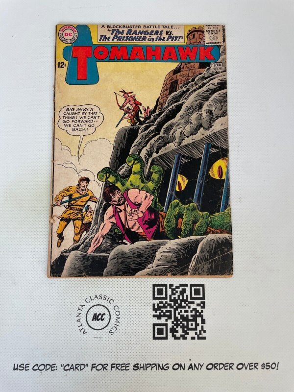 Tomahawk # 90 VG DC Silver Age Comic Book Rangers Prisoners In The Pit 16 J239